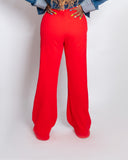 Full length sweatpants for tall women with side stripe detail