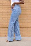 Tall Wide Cuff Jeans