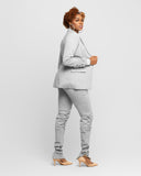 Grey Tall Suit Jogger Pants
