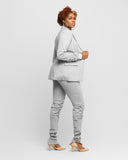 Tall Jogger Suit Jacket- Grey