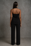 Tall Women Halter Black Suit - Top