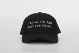 Black Tall Women's Baseball Cap
