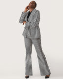 Tall Houndstooth Power Suit Jacket